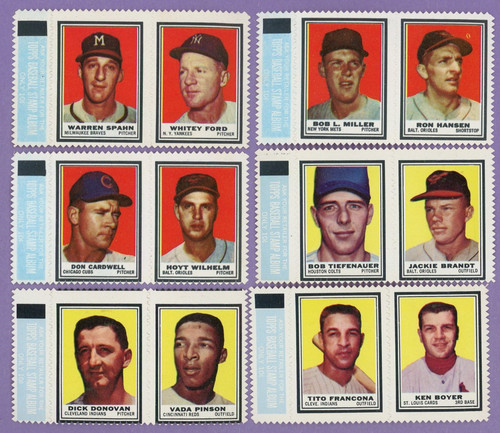 1962 topps stamps panel lot - stamps,
