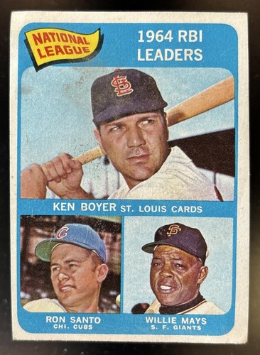 1965 topps 1964 - 1964, rbi